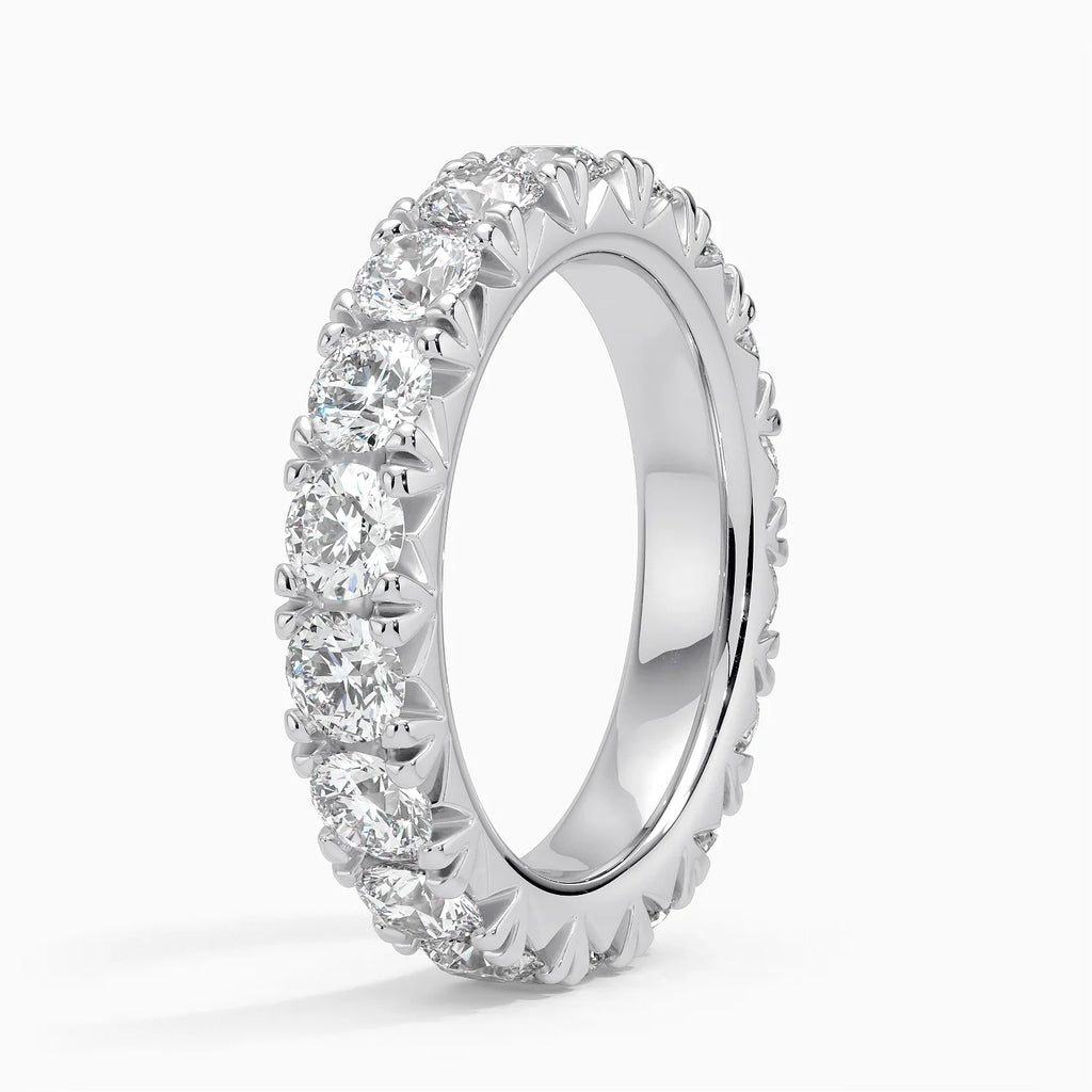 Eternity Lab Grown Diamond Band Ring 18K Gold - Round