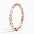 18K Solid Gold Sienna Lab Diamond Infinity Band