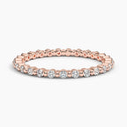 18K Solid Gold Sienna Lab Diamond Infinity Band