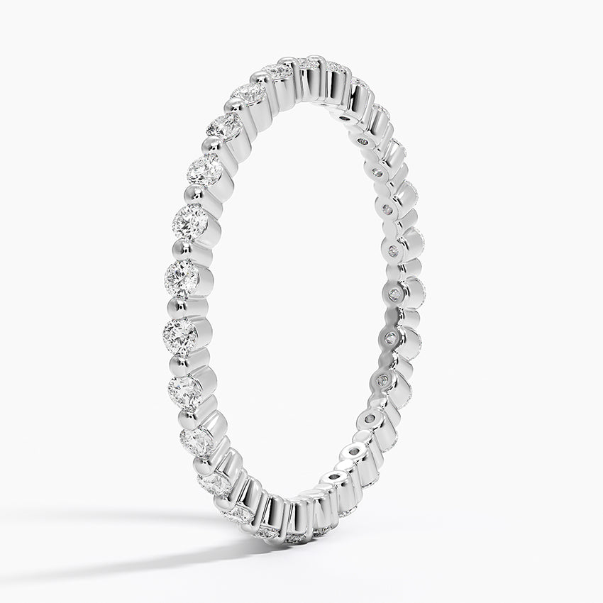 Eternity Lab Grown Diamond Band Ring 18K Gold  - Sienna