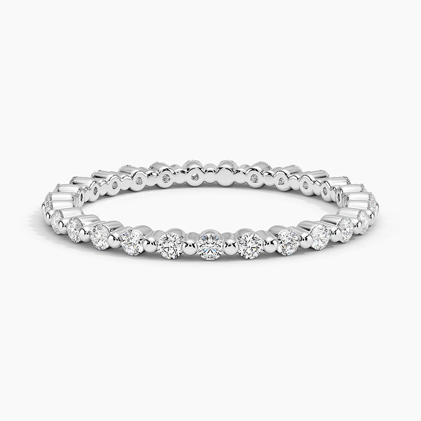 Eternity Lab Grown Diamond Band Ring 18K Gold  - Sienna
