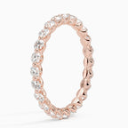 18K Solid Gold Sienna Lab Diamond Eternity Band