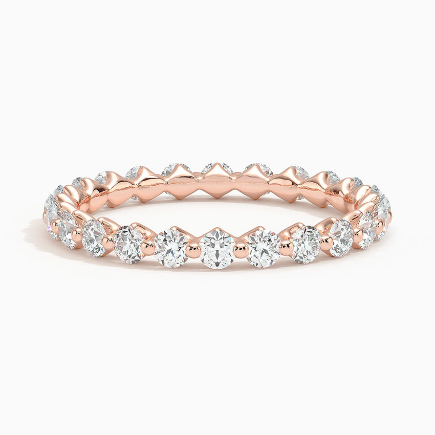 Eternity Lab Grown Diamond Band Ring 18K Gold  - Sienna