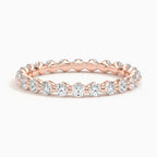 18K Solid Gold Sienna Lab Diamond Eternity Band