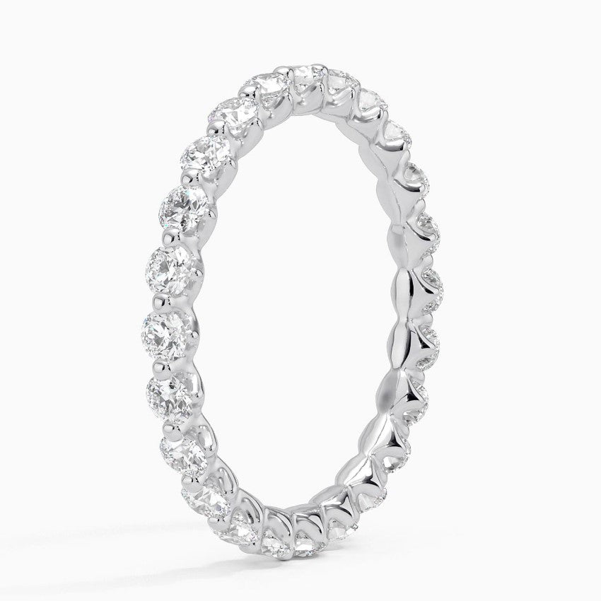 Eternity Lab Grown Diamond Band Ring 18K Gold  - Sienna