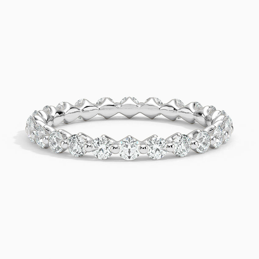 Eternity Lab Grown Diamond Band Ring 18K Gold  - Sienna