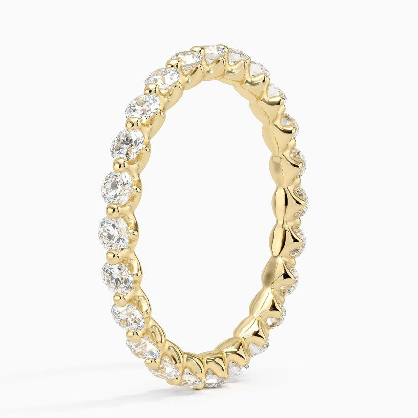 Eternity Lab Grown Diamond Band Ring 18K Gold  - Sienna