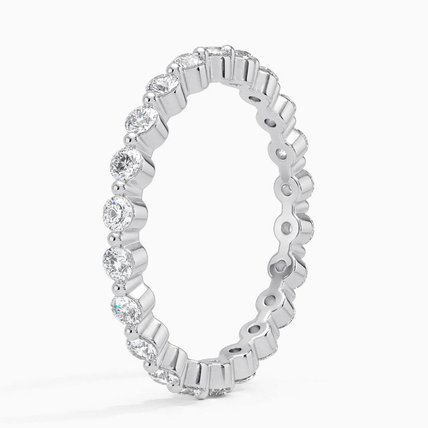 Eternity Lab Grown Diamond Band Ring 18K Gold  - Sienna