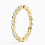 18K Solid Gold Sienna Lab Diamond Eternity Ring