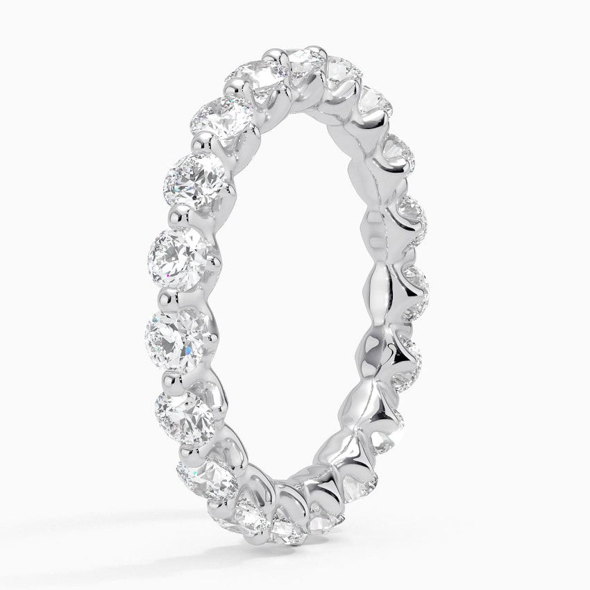 Eternity Lab Grown Diamond Band Ring 18K Gold  - Sienna