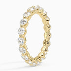 18K Solid Gold Sienna Lab Diamond Eternity Band