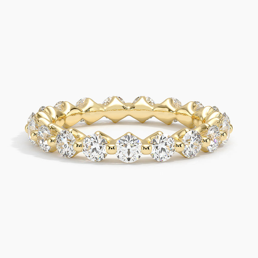 Eternity Lab Grown Diamond Band Ring 18K Gold  - Sienna