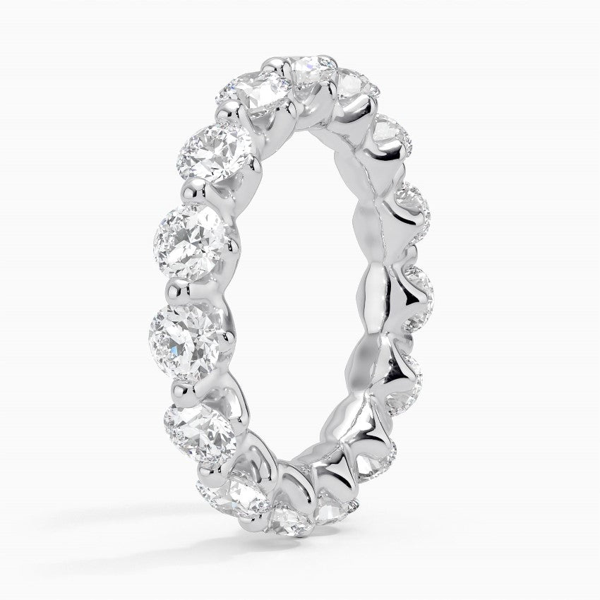 Eternity Lab Grown Diamond Band Ring 18K Gold  - Sienna