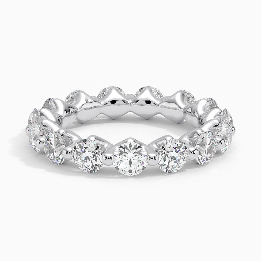 Eternity Lab Grown Diamond Band Ring 18K Gold  - Sienna