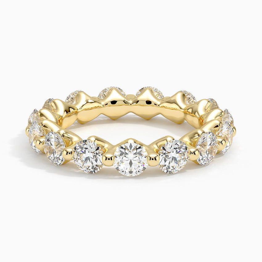 Eternity Lab Grown Diamond Band Ring 18K Gold  - Sienna