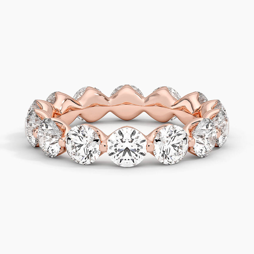 Eternity Lab Grown Diamond Band Ring 18K Gold  - Sienna