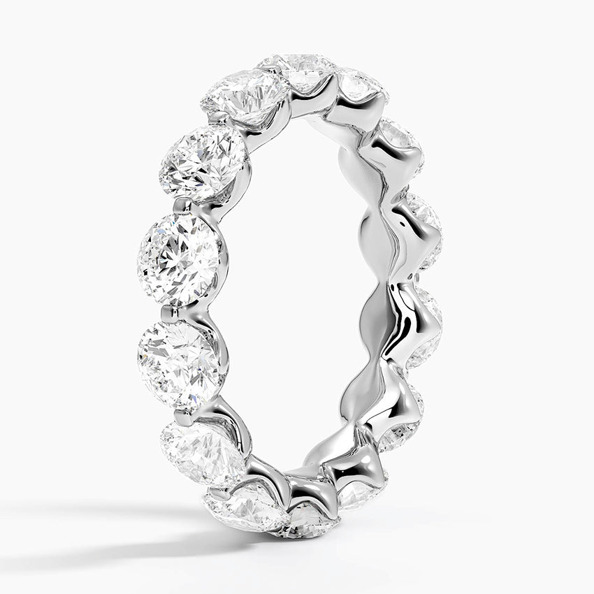Eternity Lab Grown Diamond Band Ring 18K Gold  - Sienna