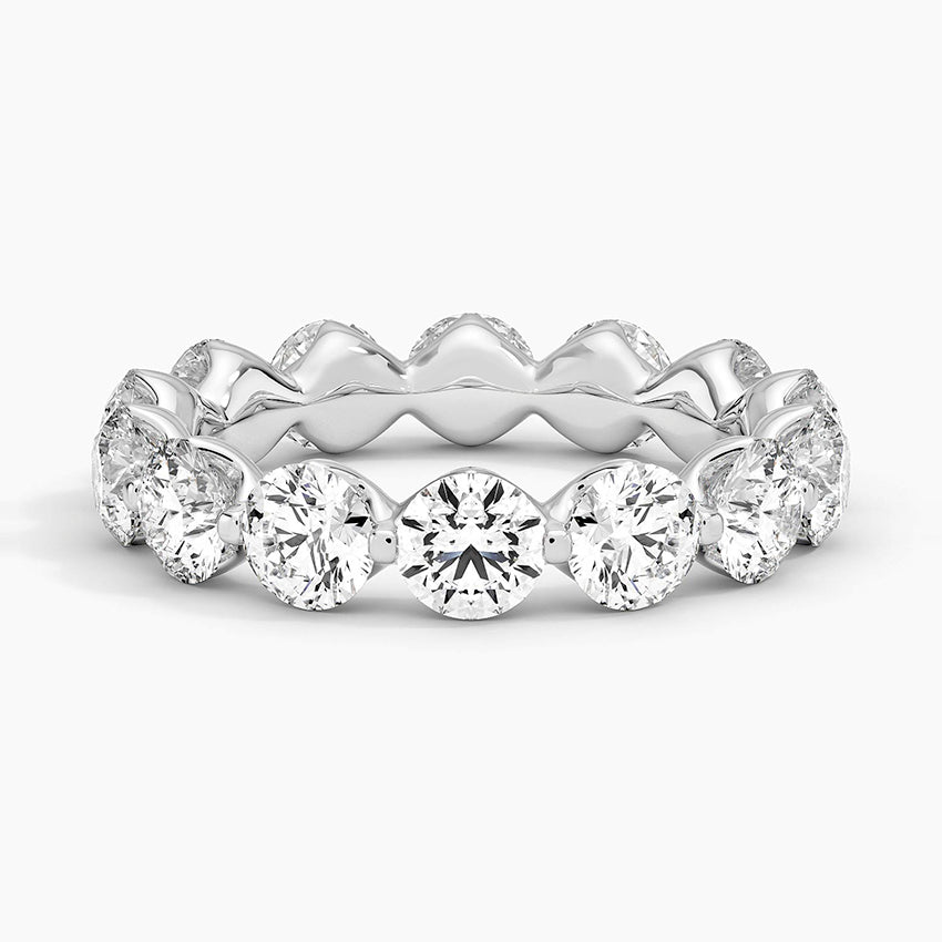 Eternity Lab Grown Diamond Band Ring 18K Gold  - Sienna