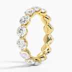 18K Solid Gold Sienna Lab Diamond Eternity Band