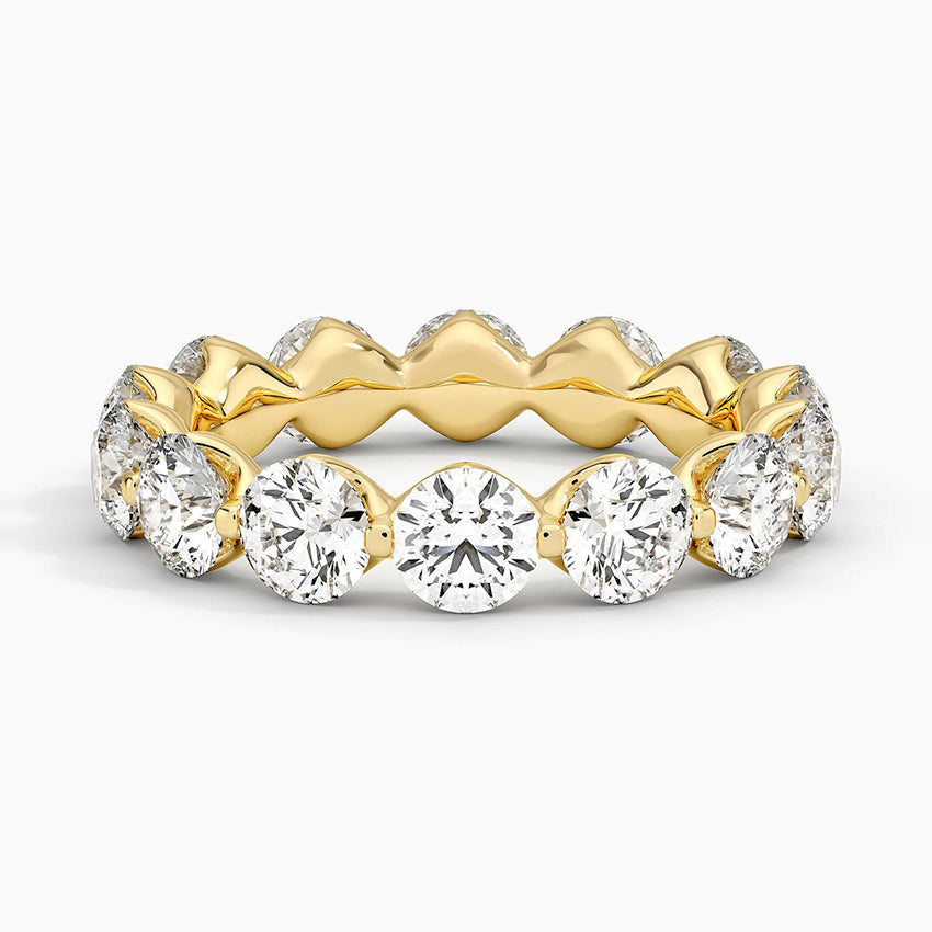 Eternity Lab Grown Diamond Band Ring 18K Gold  - Sienna