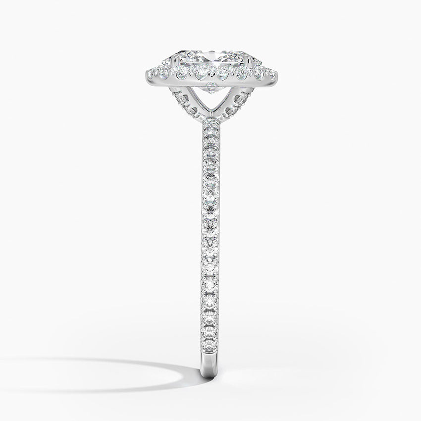 Halo Pave Ring