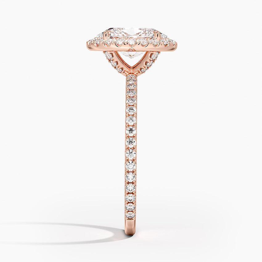 Halo Pave Ring