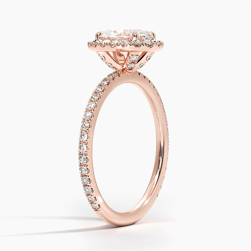 Halo Pave Ring