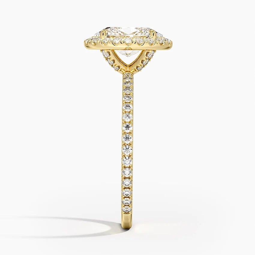Halo Pave Ring