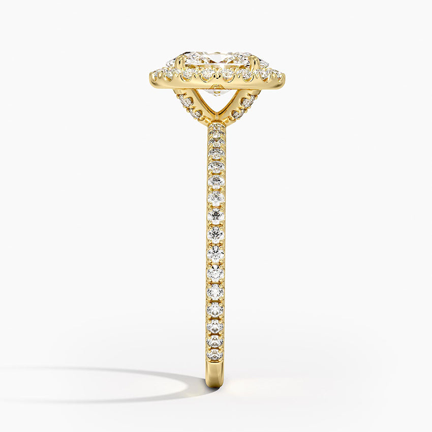 Halo Pave Ring