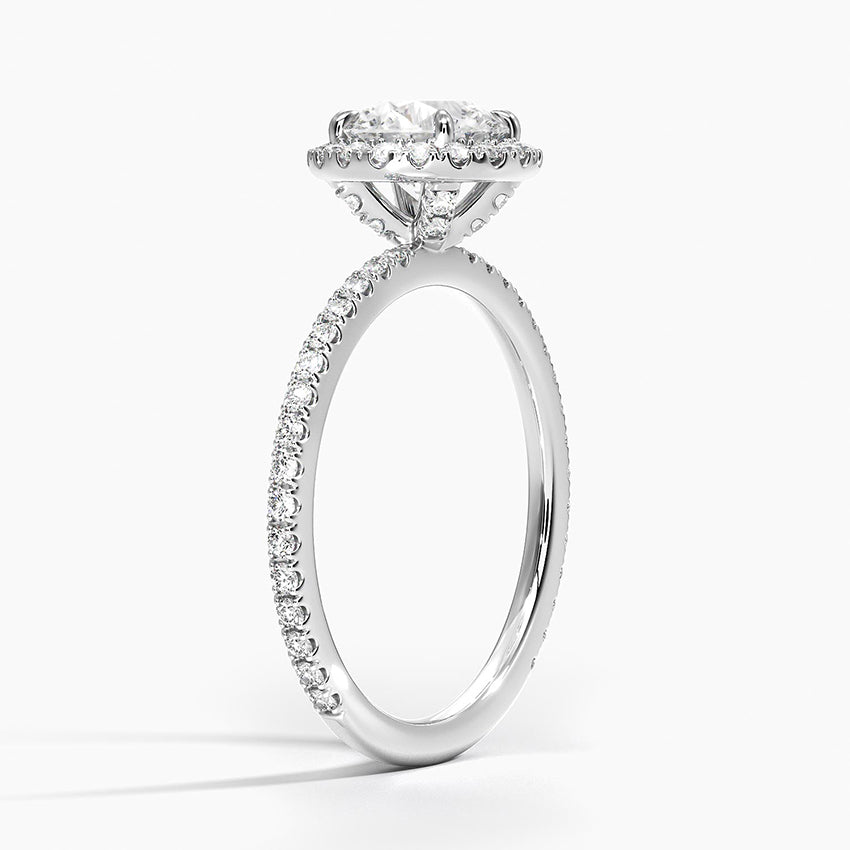 Halo Pave Ring