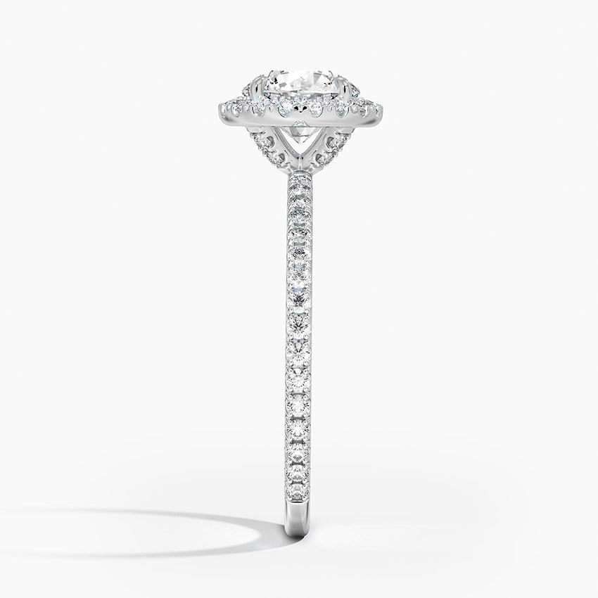 Halo Pave Ring