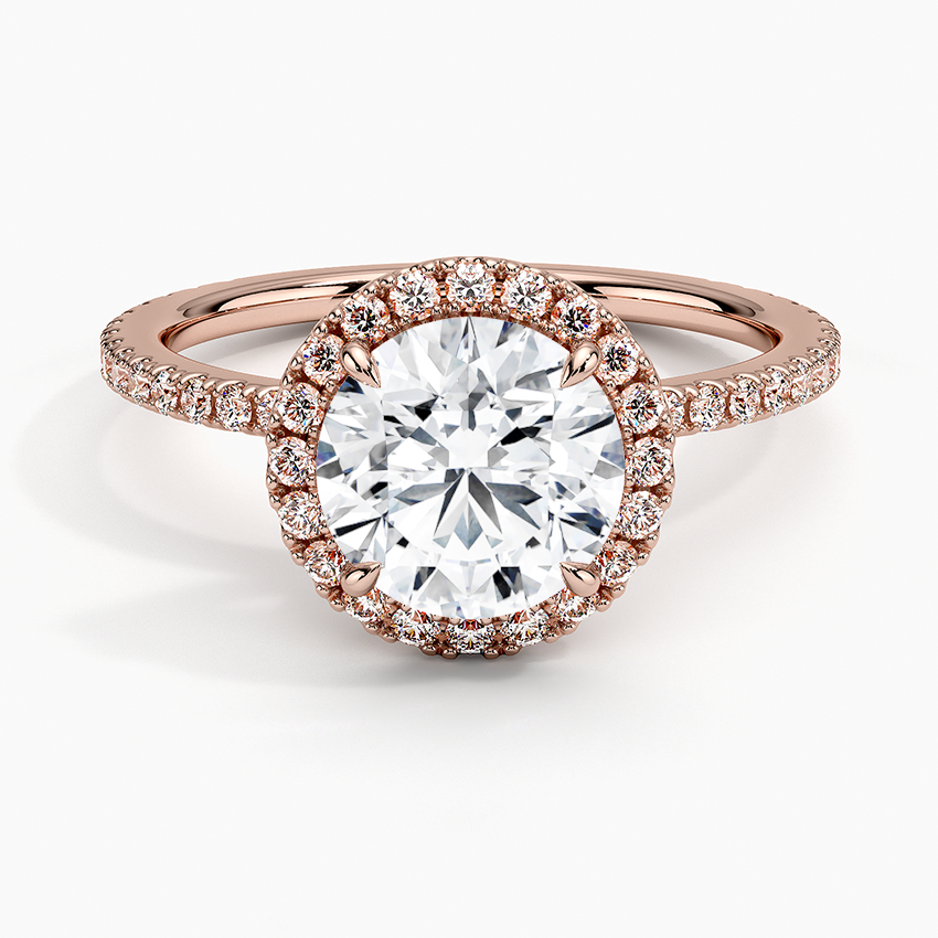 Halo Pave Ring