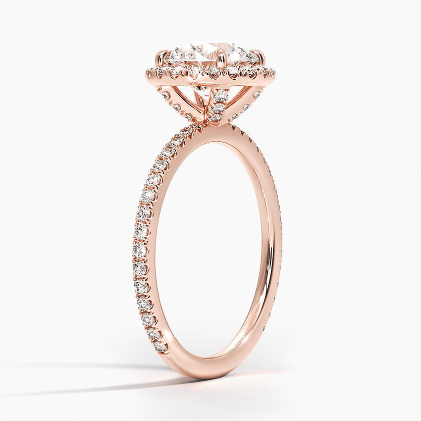 Halo Pave Ring