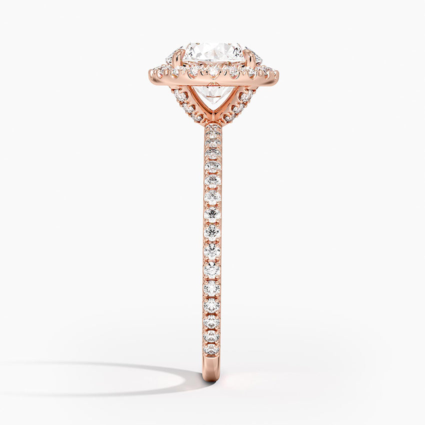 Halo Pave Ring