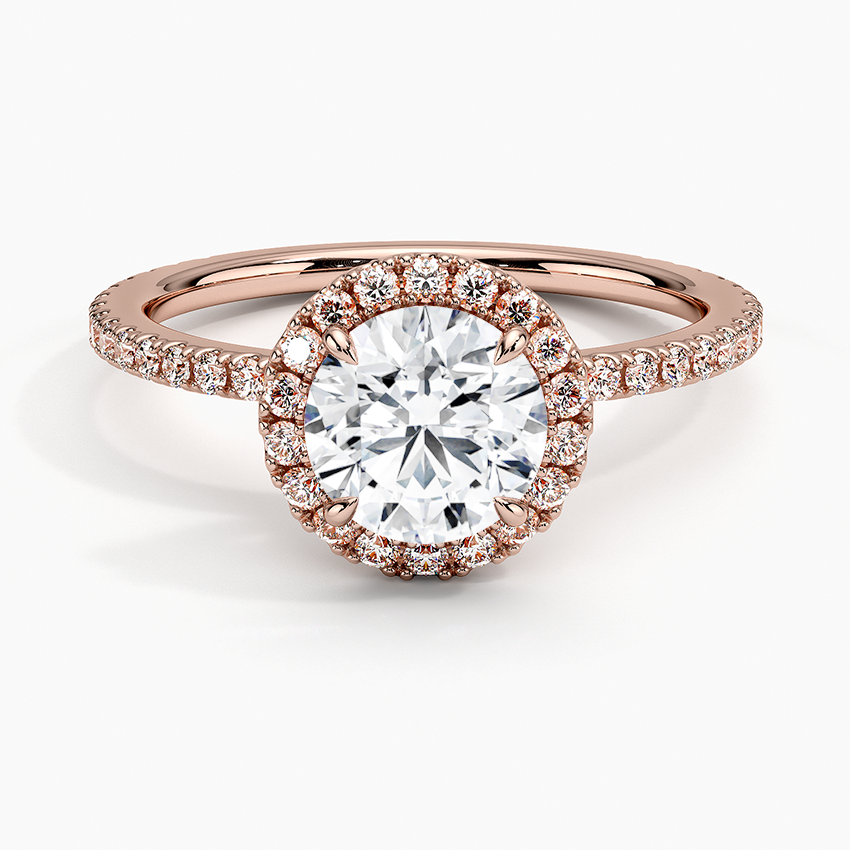 Halo Pave Ring