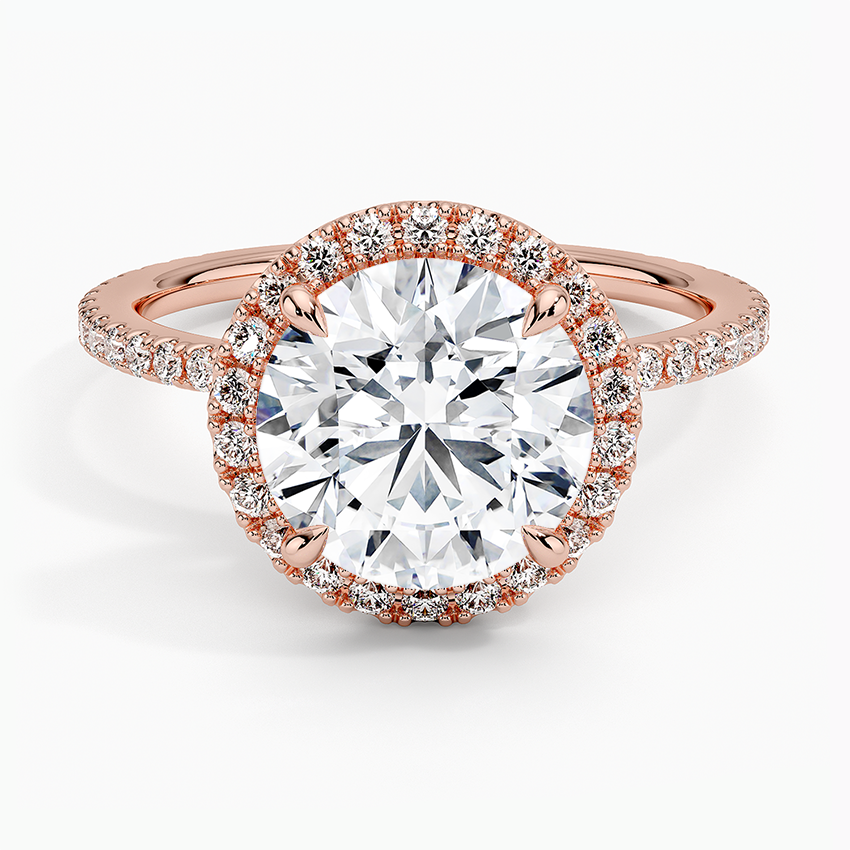 Halo Pave Ring