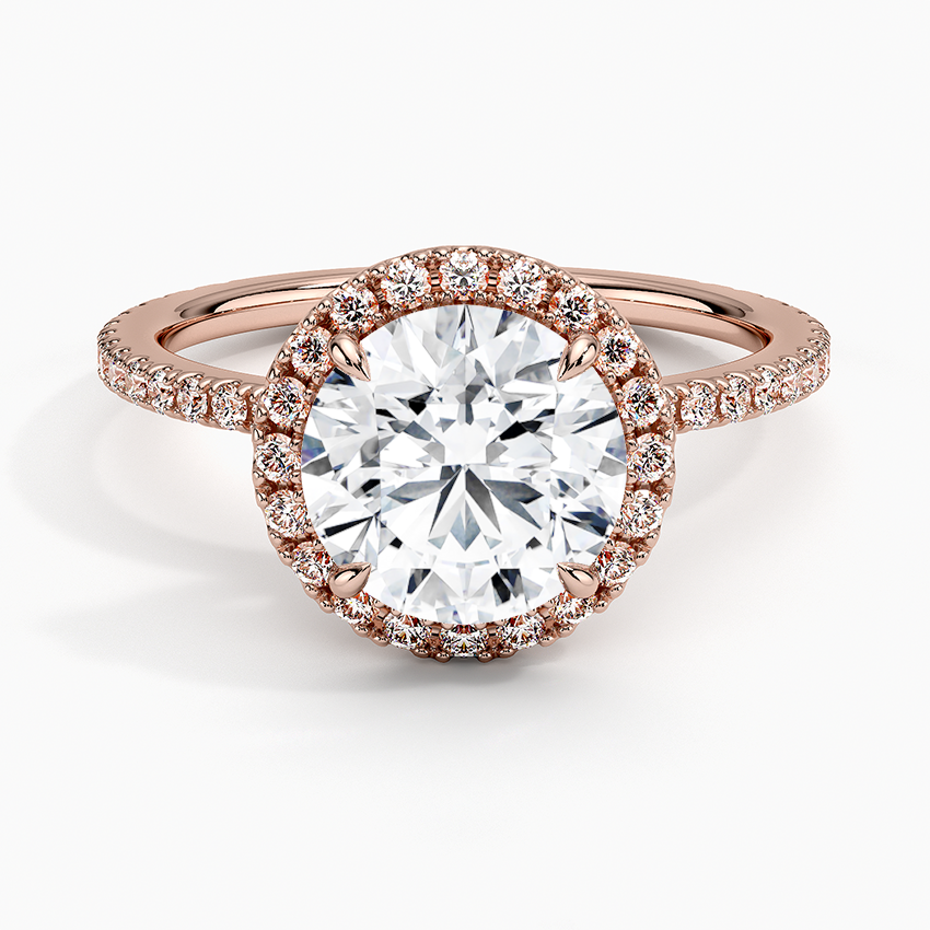 Halo Pave Ring