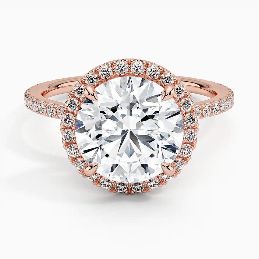 Halo Pave Ring