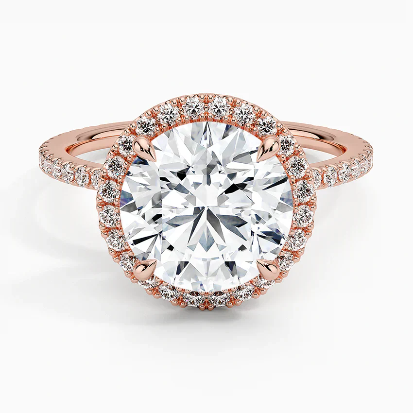 Halo Pave Ring