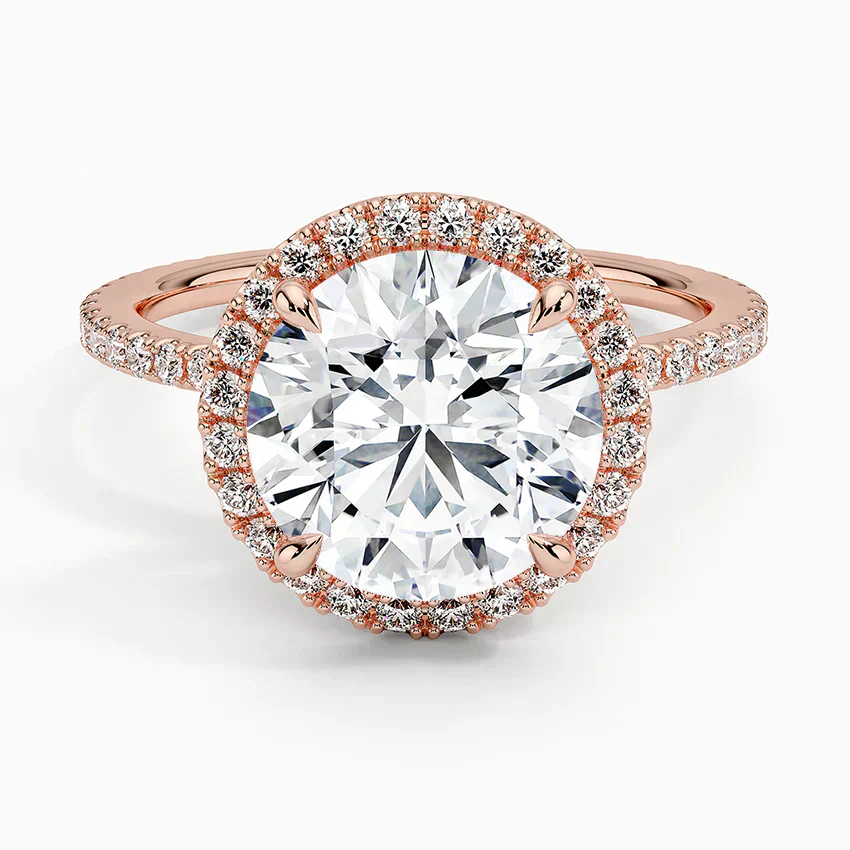 Halo Pave Ring