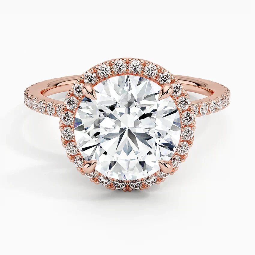 Halo Pave Ring