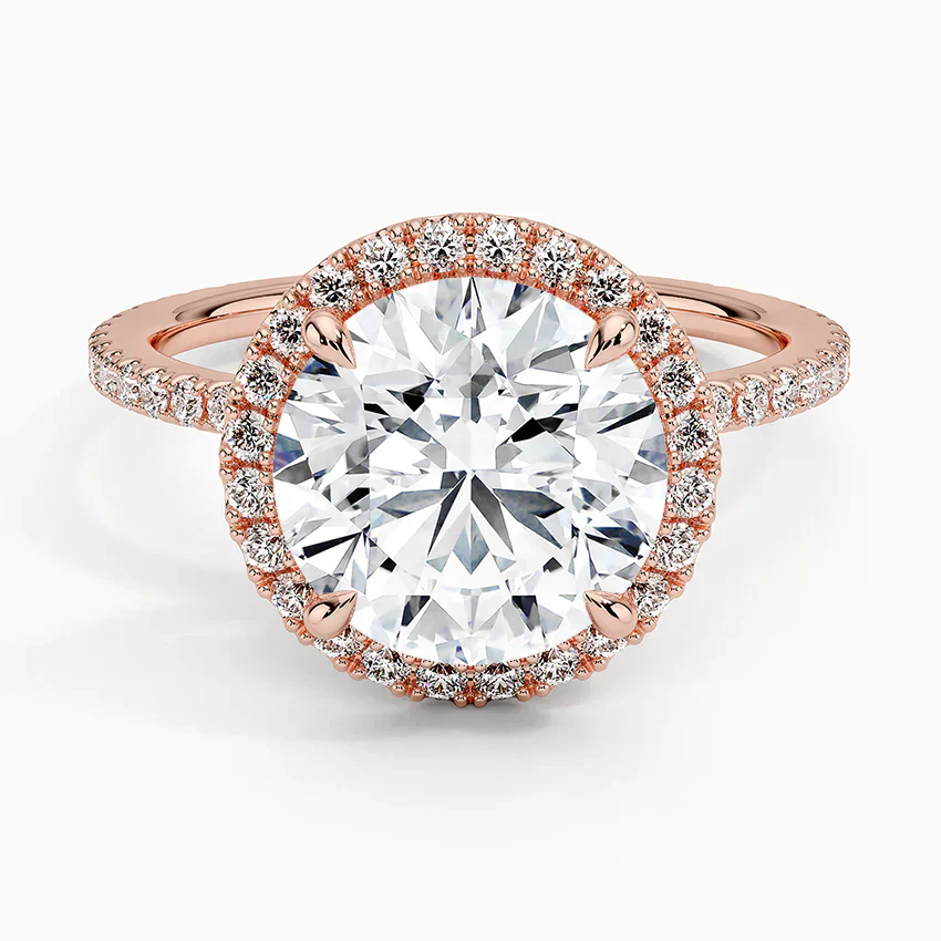 Halo Pave Ring