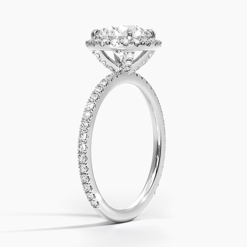 Halo Pave Ring