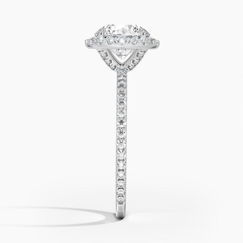Halo Pave Ring