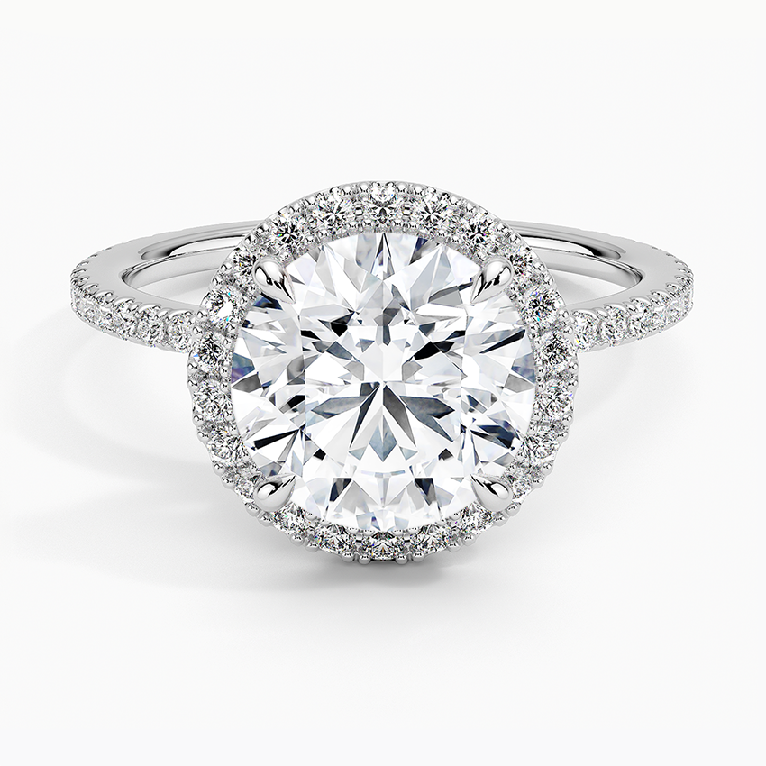 Halo Pave Ring