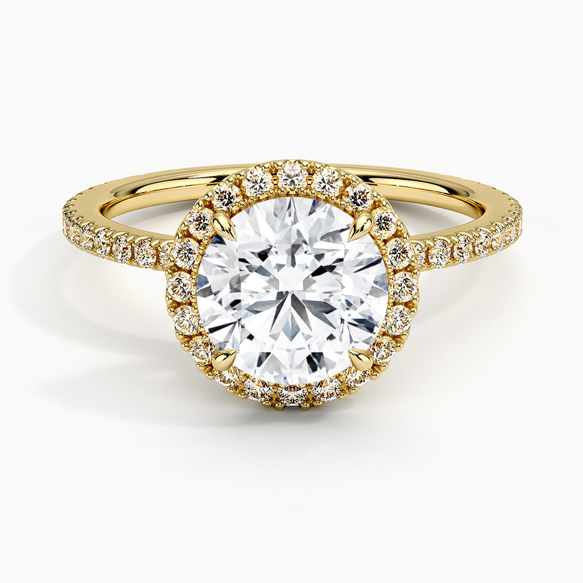 Halo Pave Ring
