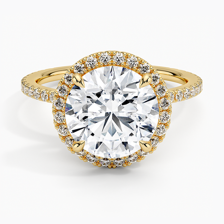 Halo Pave Ring