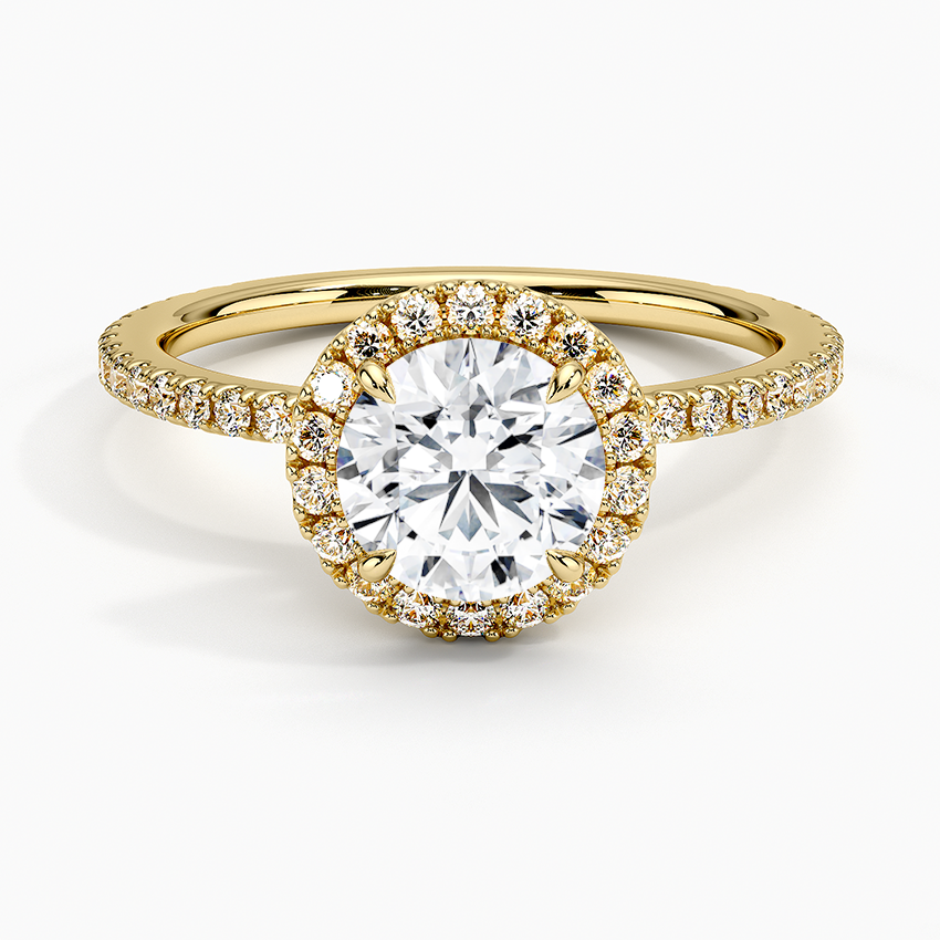 Halo Pave Ring