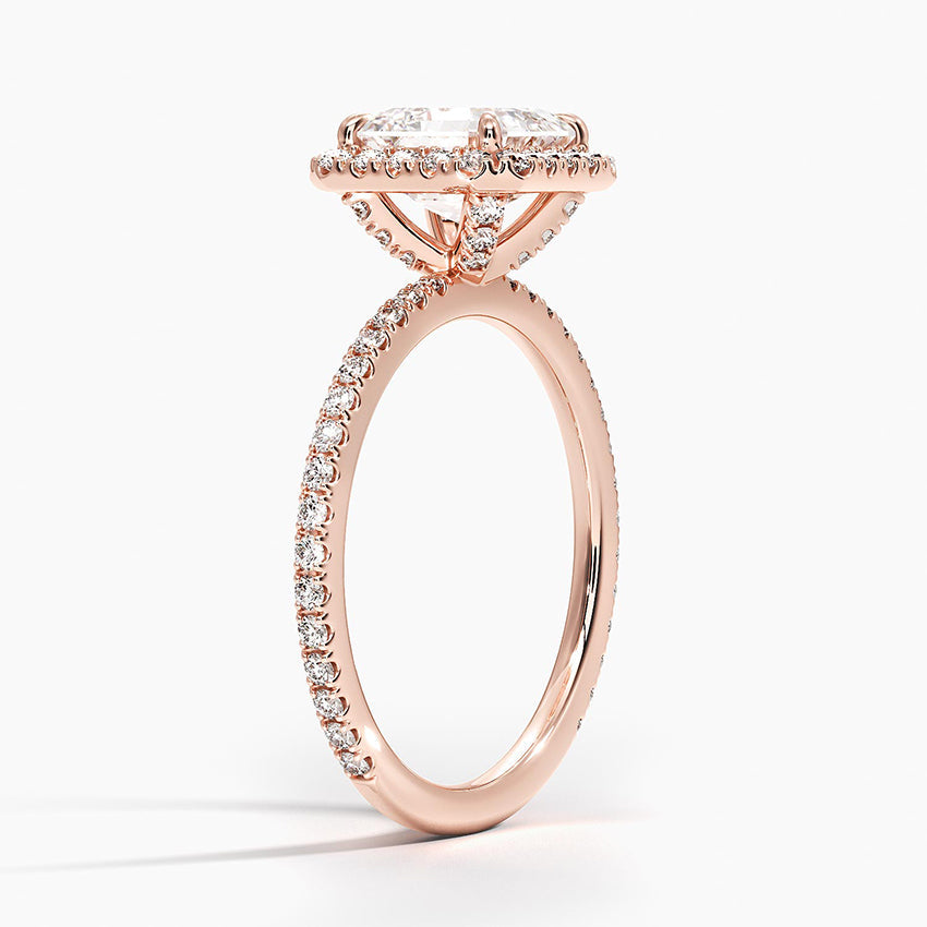 Halo Pave Ring