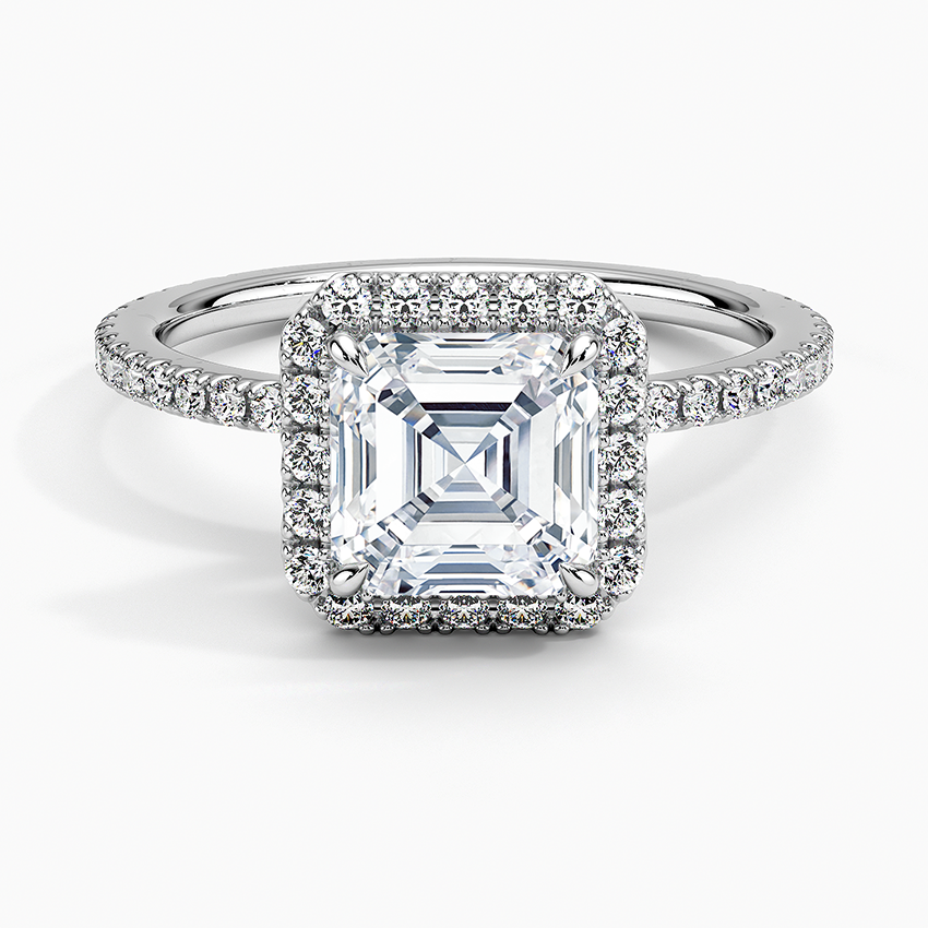 Halo Pave Ring